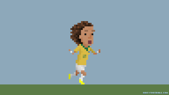 David Luiz celebration
