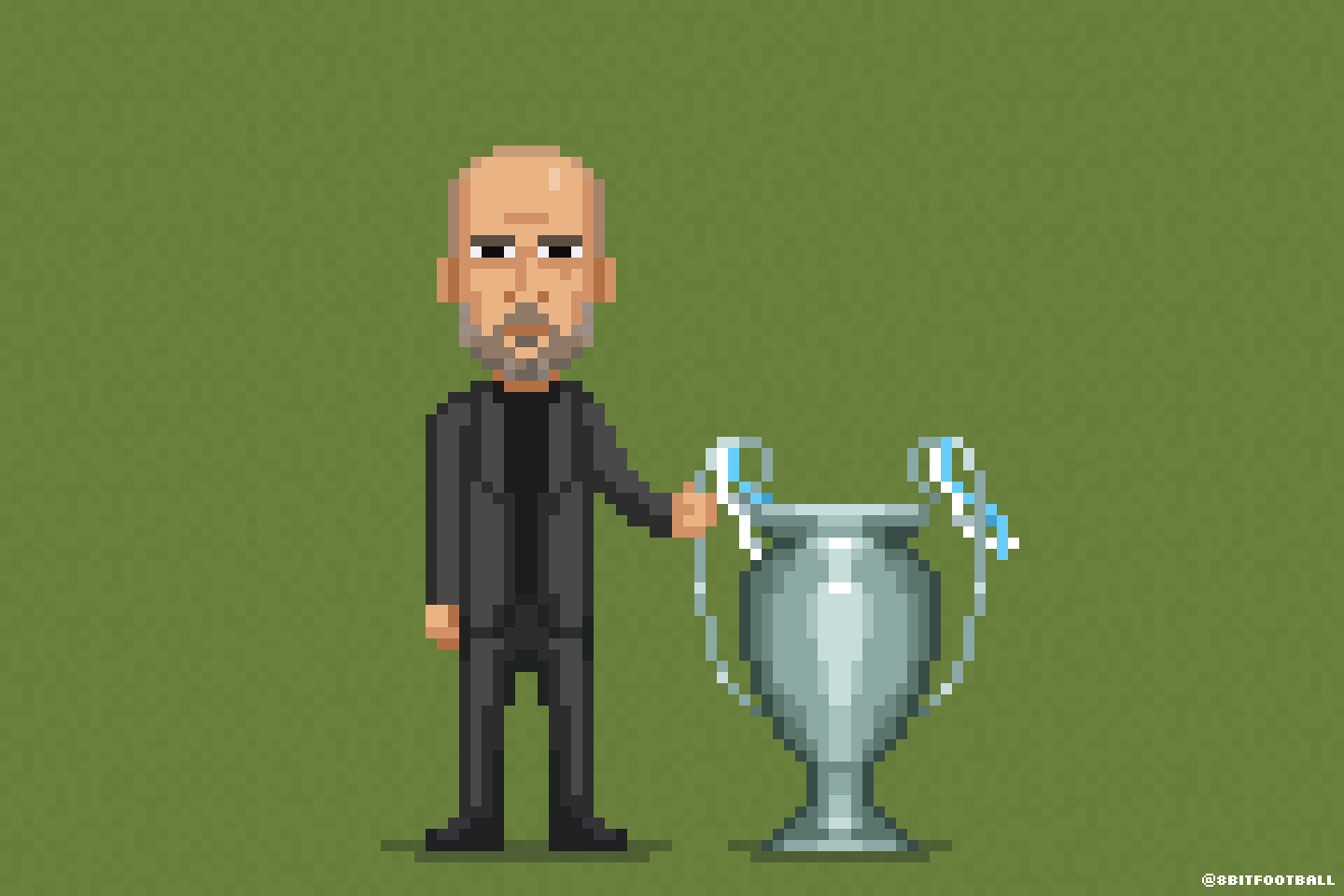 Guardiola wins the Champions League with Manchester City