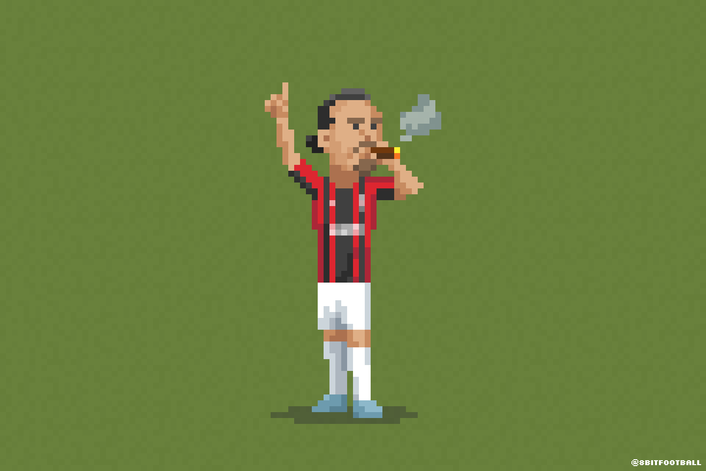 Ibra and the cigar