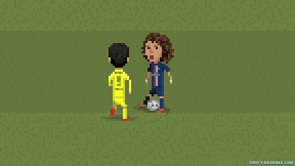 Suarez nutmegs David Luiz (twice)